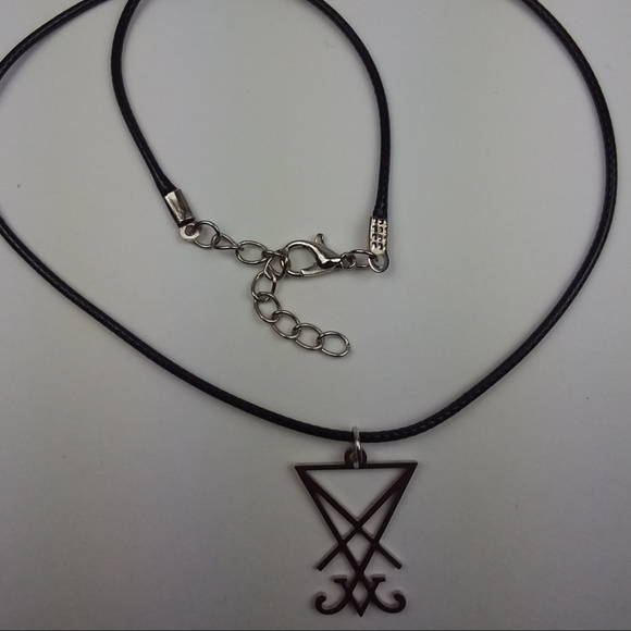 Separated&Struggling Jewelry - Lucifer's Sigil Charm Necklace 18" Rope